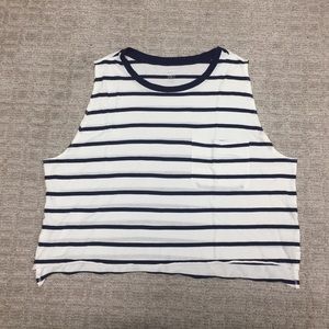 Aerie Oversized Cropped Muscle Tank